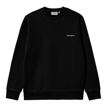 Carhartt WIP Sweatshirt Script Black / White